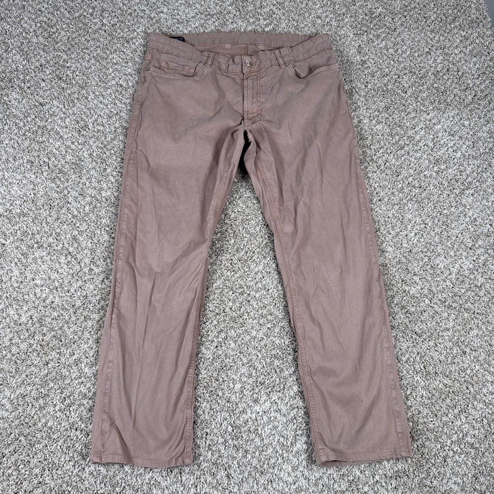 Peter‎ Millar Pants Mens 35x32 Mauve crown crafted Wayfare Straight Hem 35x26